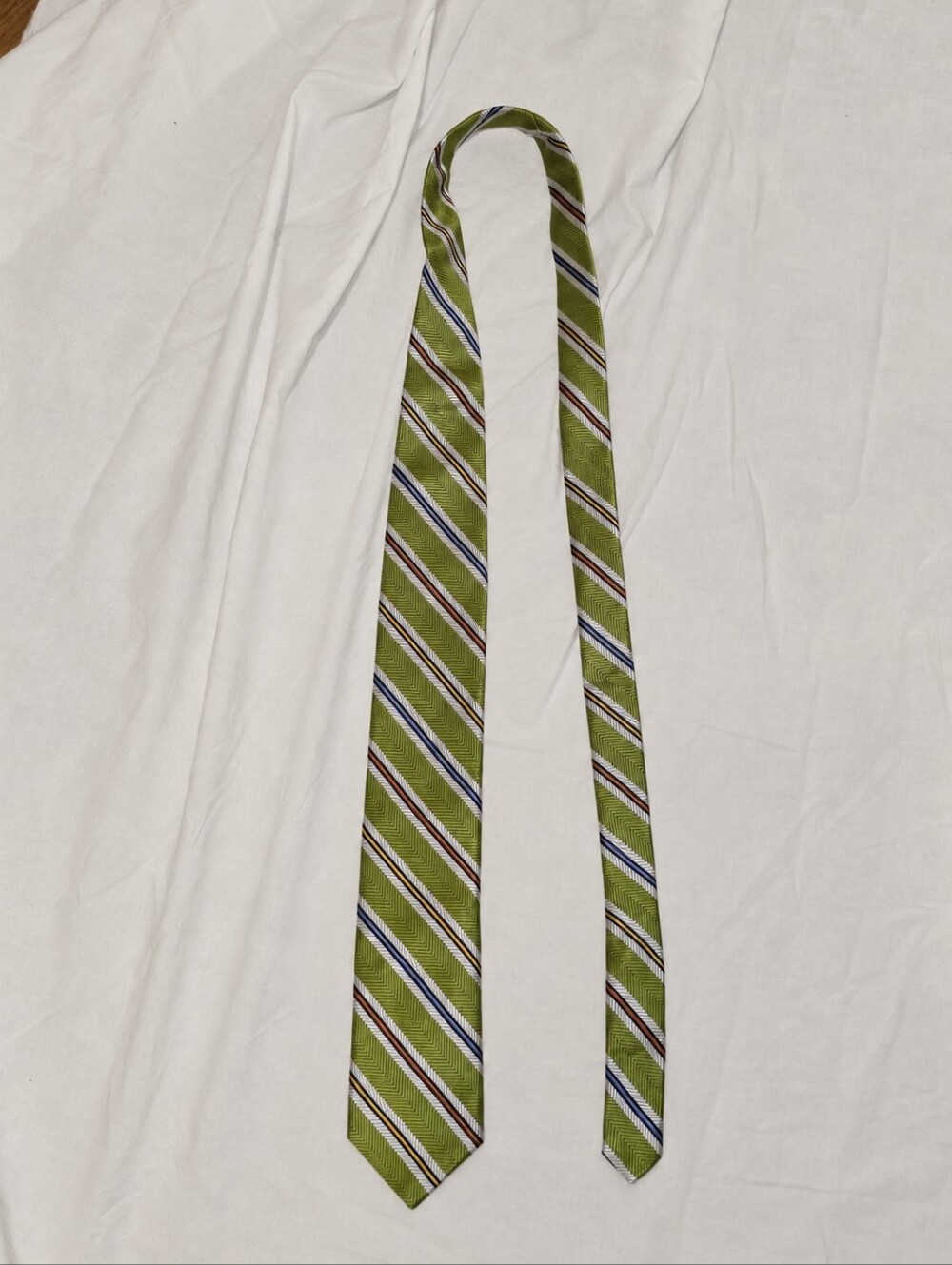 Robert Talbott Best of Class Green Striped Silk Tie Nordstrom Made in USA